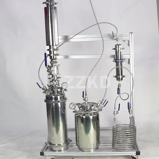 Extractor farmacéutico químico industrial de Bho de circuito cerrado de 45 gramos